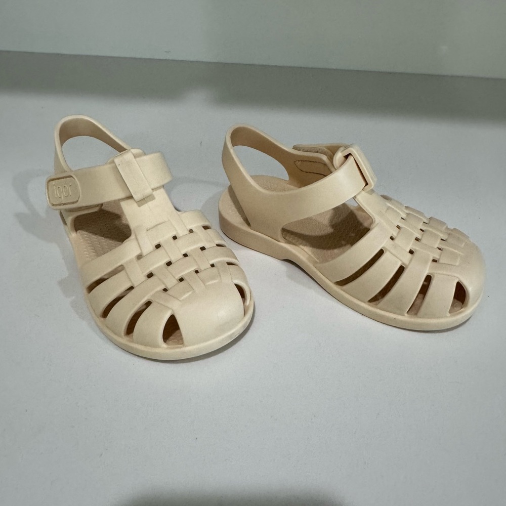 Igor Cream Baby Walker Sandals